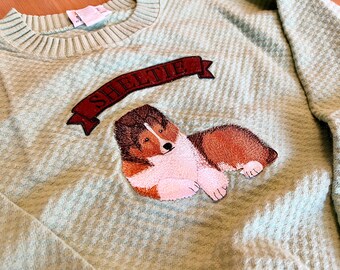 Vtg Labrador Retriever Crewneck Sweatshirt White XL 90s Y2K - Etsy