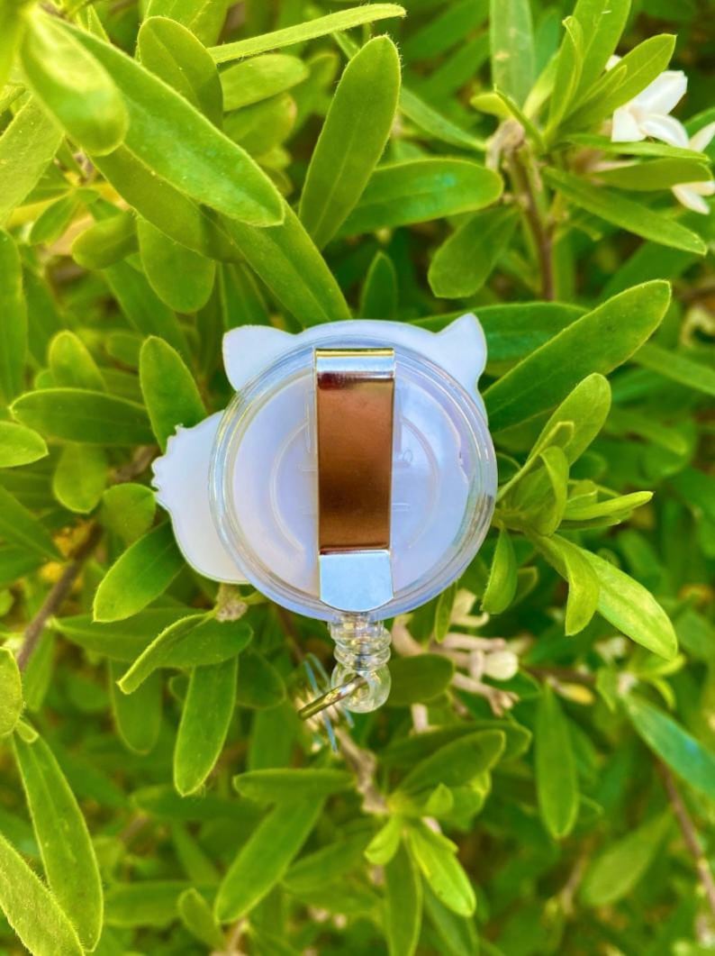 Poke mon anime inspired resin badge reel / pin - ID holder for nurses medical retractable reel image 4