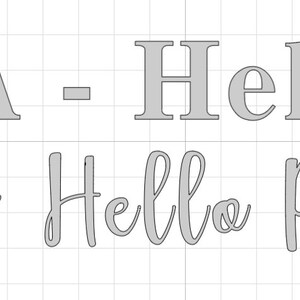 Pode incluir: Dois exemplos de fontes, etiquetados como "Font A" e "Font B". O texto "Hello RN" est&aacute; escrito em ambas as fontes.