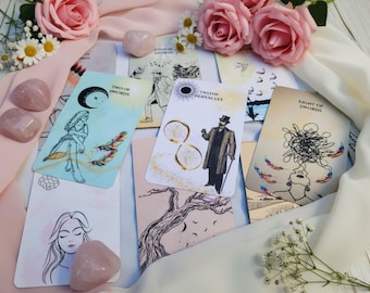 WonderSky Tarot Cards – Dreamy Celestial Deck, Intuition & Spiritual Guidance, Tarot Gift with box and guidebook