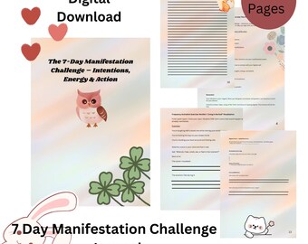 Manifestation guide Empower Yourself with a Law of Attraction Journal & Raise Your Vibration Instantly Challenge Printable Daily Rituals
