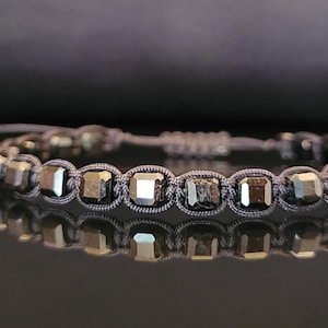 Superkrachtige zwarte toermalijnarmband beschermt tegen negatieve energie boze oog zwarte magische macraméarmband Beste cadeau