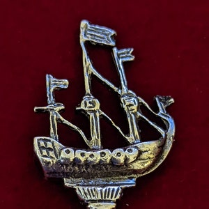 Sterling Viking Ship Pendant