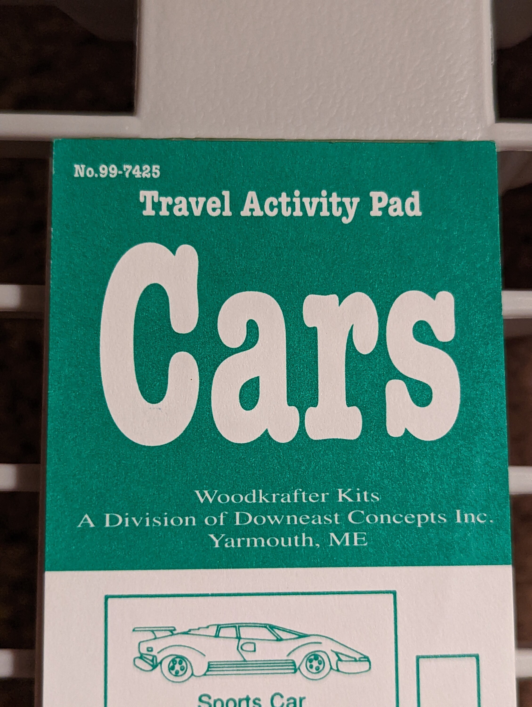 Travel Activity Pad - Cars - Etsy