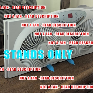 3D Printed Fan Stands for Bionaire Window Fans: Portable Conversion Kit