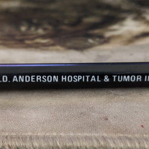 Vintage PaperMate Black Stick Ball Pens #33376 - Made for M.D. Anderson Hospital & Tumor Institute