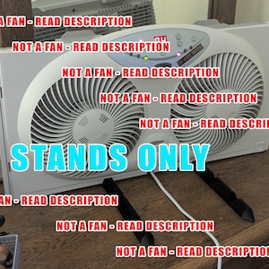 3D Printed Window Fan Stands for Bionaire Fans (Long Version, PLA, Fan Not Included
