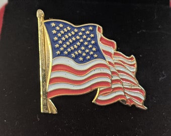 Spilla Bavero USA Spilla Da Bavero Thin Blue Line / Bandiera USA - Supporto Blue Lives Matter, Made In USA Spilla Bandiera USA Supporto Polizia - Foto 8