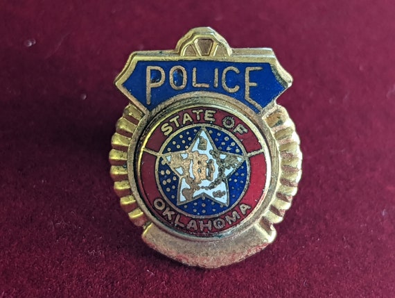 State of Oklahoma Police Lapel Pin - image 2