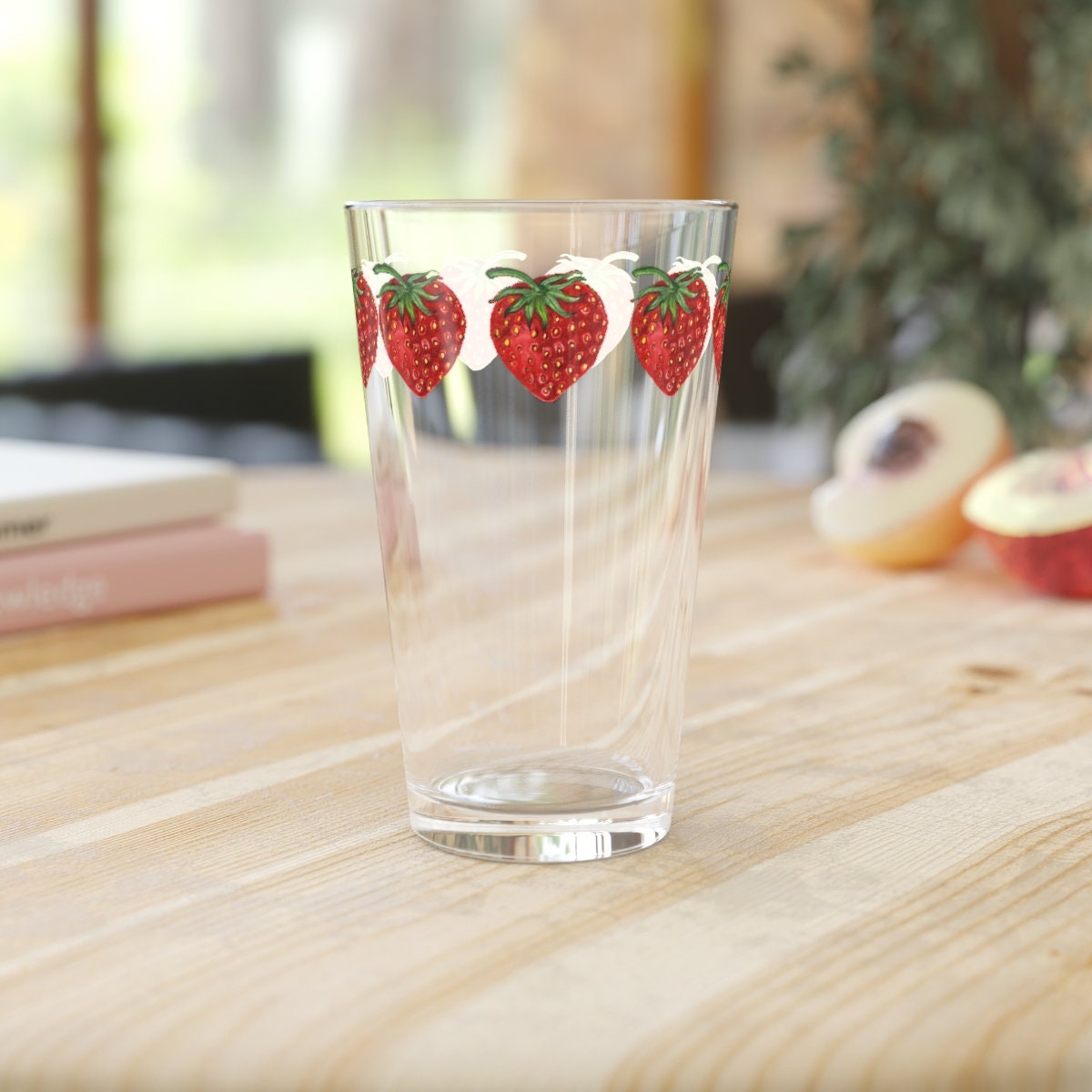 Nana's Strawberry Glass Cup