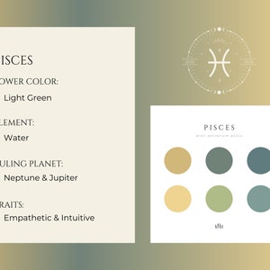 Pisces Color Palette | Brand Palette | Small Business Branding ...