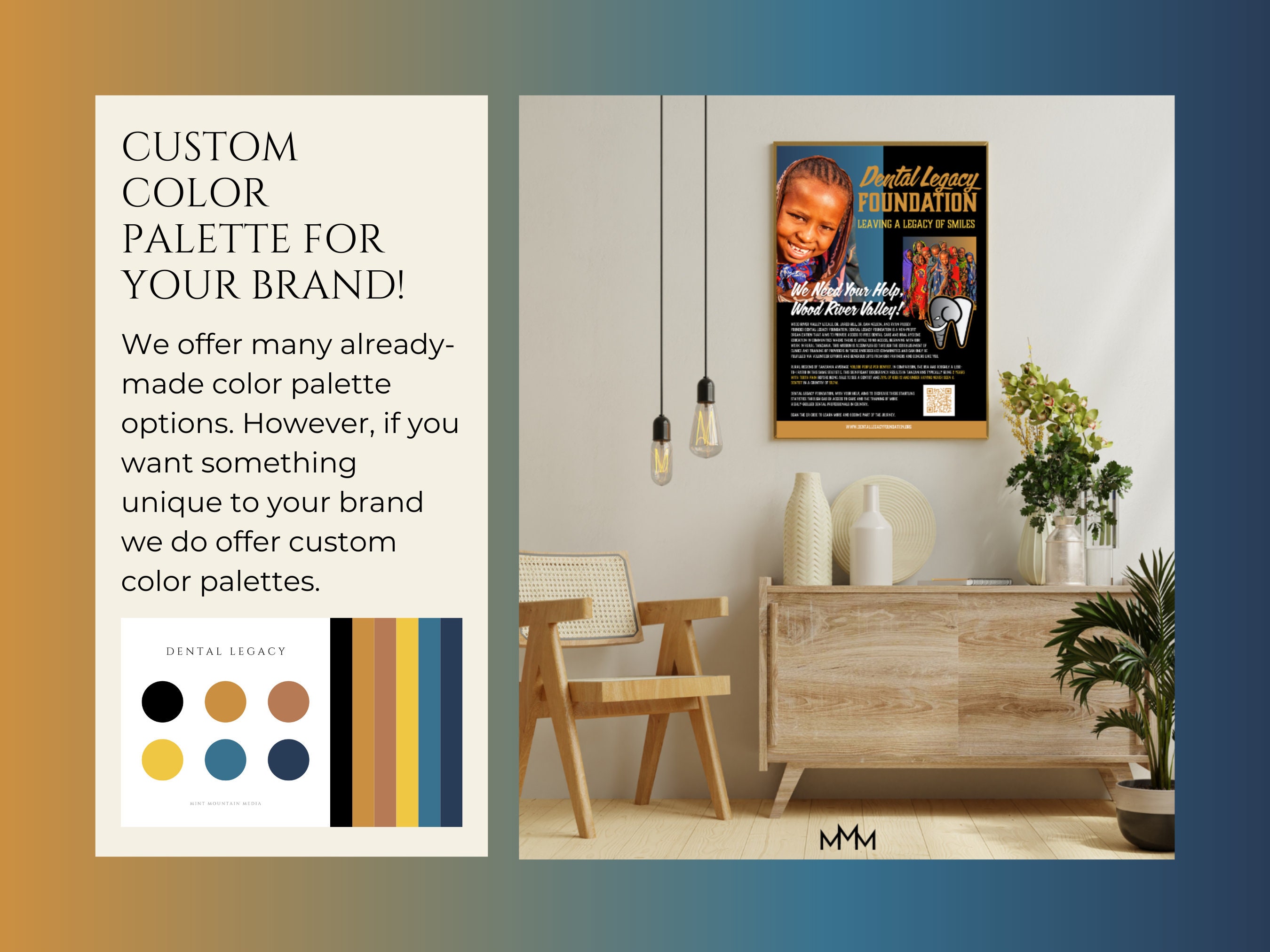 Custom Color Palette Brand Palette Small Business Branding - Etsy