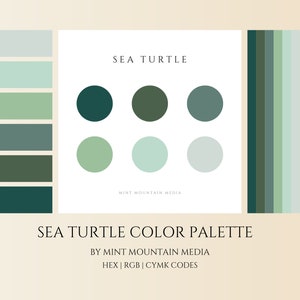 Ceramic Paint Palette / Sea Turtle Paint Palette / Ready to Ship Handmade  Mini Porcelain Paint Palette / Watercolor Palette 