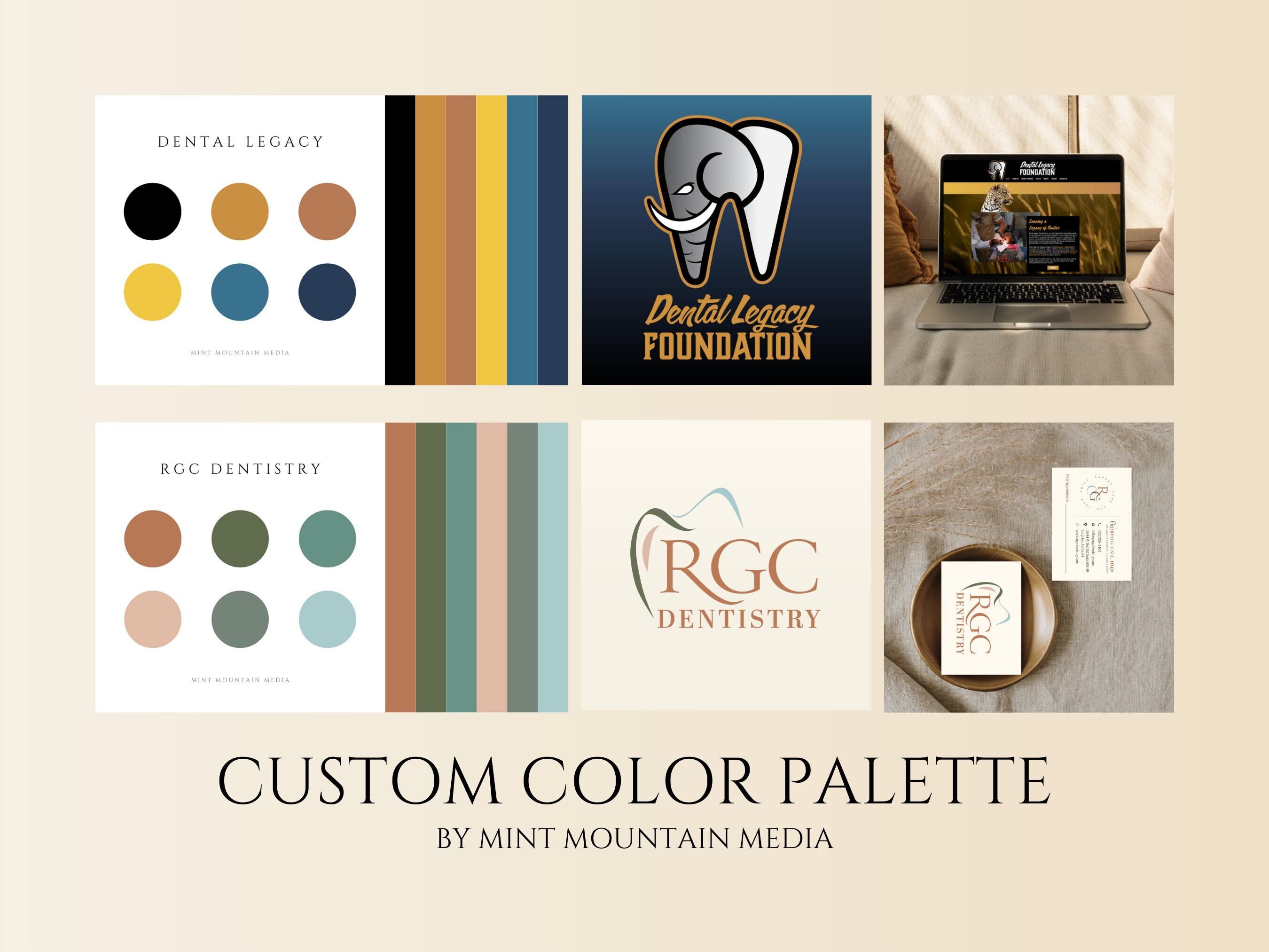 Custom Color Palette Brand Palette Small Business Branding - Etsy
