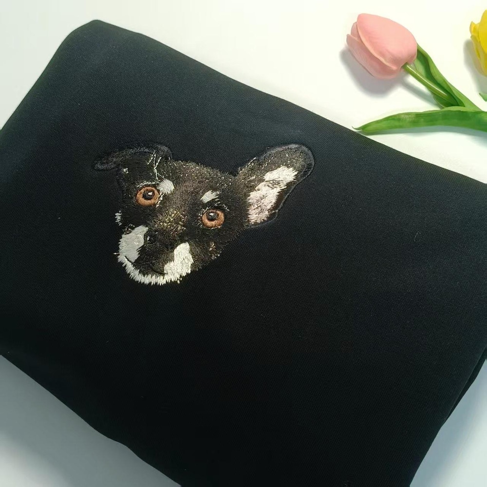 Embroidered Dog Sweatshirt | Dog Sweatshirt | Pet Sweatshirt | Custom Dog Sweatshirt | Dog Mom Sweatshirt | Personalized Sweatshirt | Dog Lover Gift Printfushion