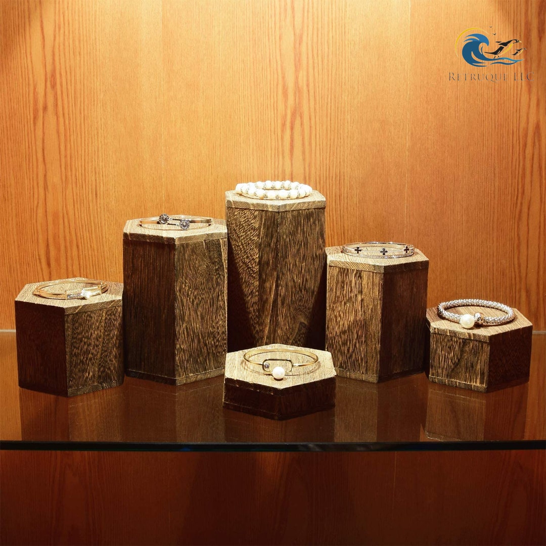 Hexagon Risers for Display Jewelry and Accessories Display Etsy