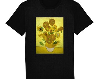 Vincent Van Gogh Sunflowers  Fair-Trade Organic Cotton T-Shirt