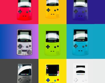 GameBoy Color — IPS Backlit Screen | Modded & Fully Refurbished | Authentic Nintendo GBC