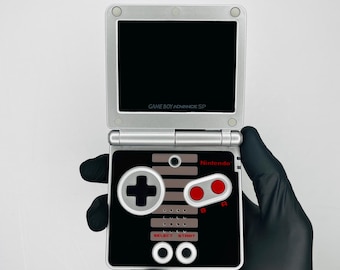 NES Edition GameBoy Advance SP — V5 IPS Backlit Display | Modded & Refurbished | Authentic Gba