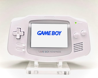 Pure White GameBoy Advance — Laminated IPS Backlit Screen | Modded & Fully Refurbished | Authentic Nintendo GBA