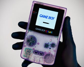 カスタムクリアパープルNintendo Switch Liteコンソール新しい