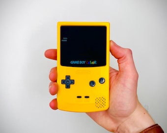 Dandelion Yellow GameBoy Color — IPS Backlit Screen | Modded & Fully Refurbished | Authentic Nintendo GBC