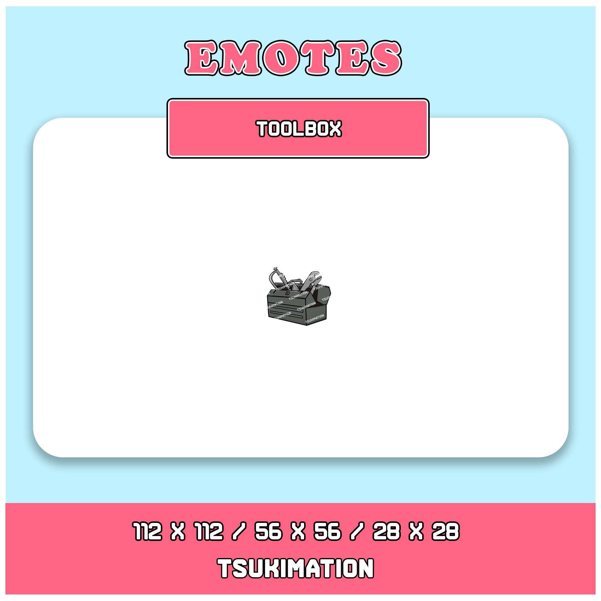 ANIMATED dbd Toolbox Emote Emote for Twitch Etsy