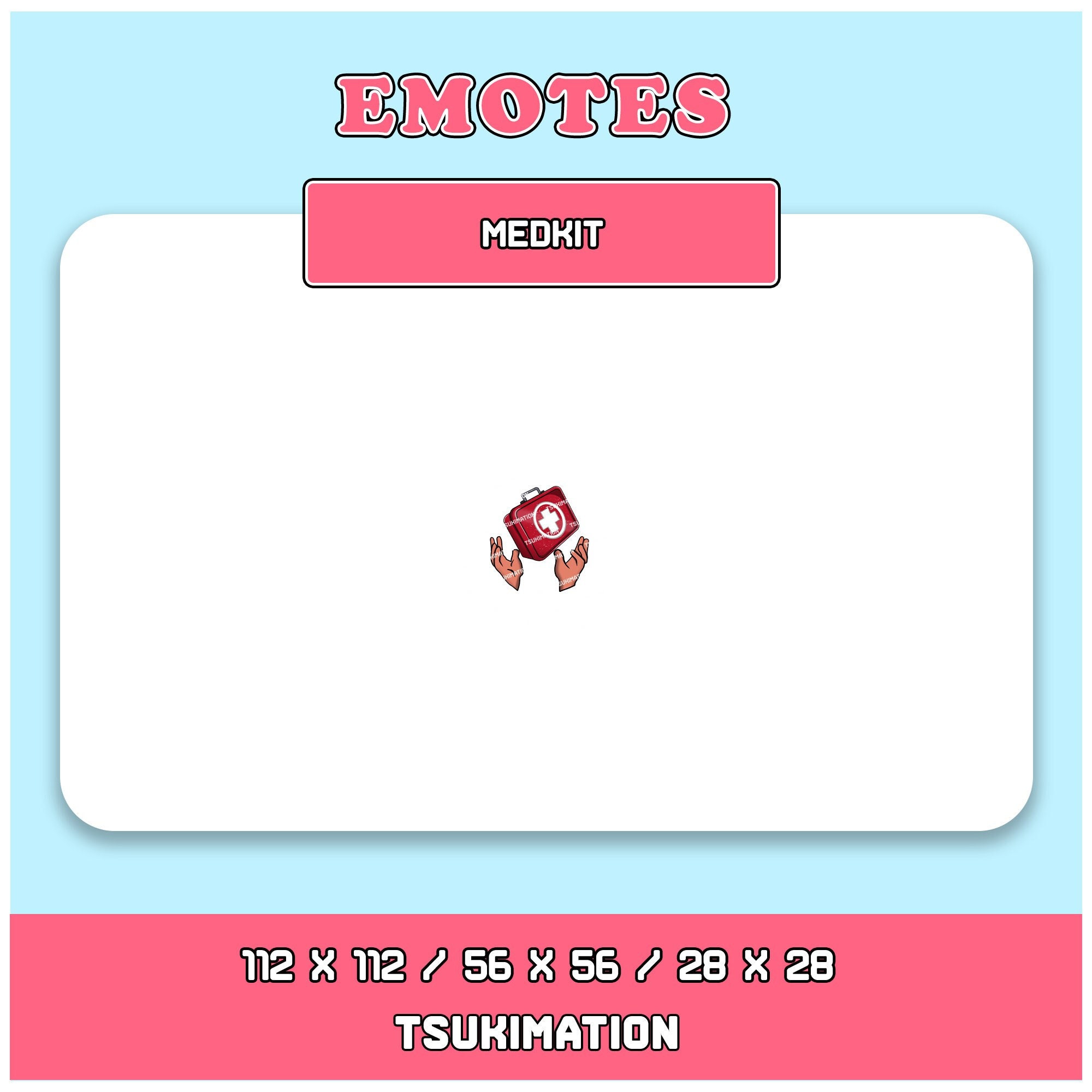 ANIMATED dbd Medkit Emote Emote for Twitch Etsy Australia