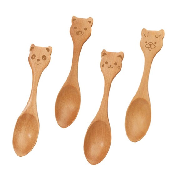 1pcs Cartoon Children's Wooden Spoon Tableware Cute - Etsy 1pcs Cartoon Children's Wooden Spoon Tableware Cute - Etsy
