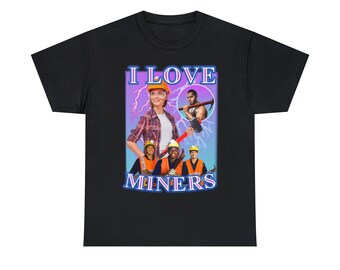 I Love Miners Vintage Bootleg Tshirt