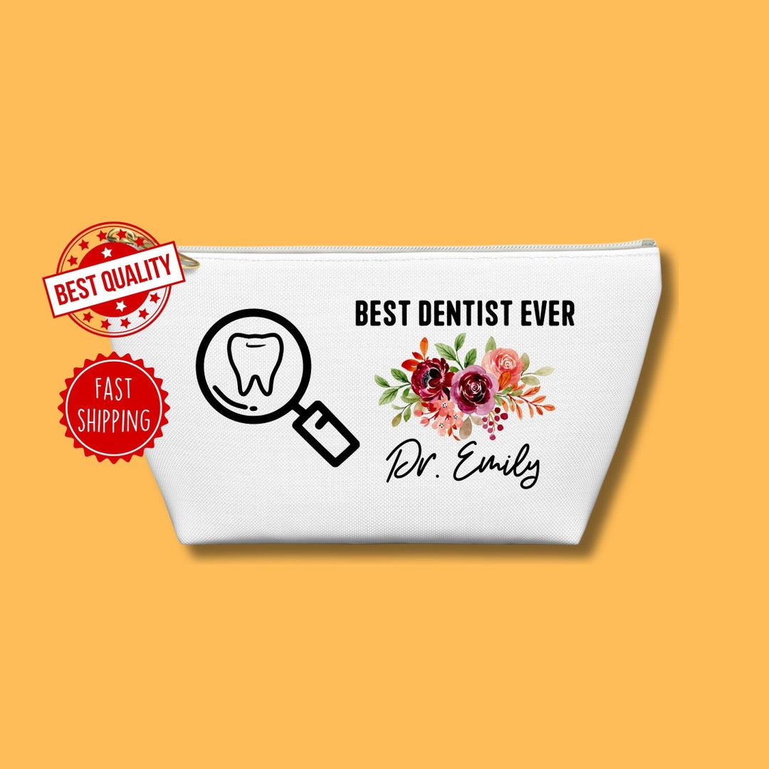 Personalized Dentist Gift Dentist Pouch Graduation Gift for Etsy