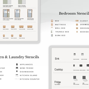 Ultimate Floor Planner Metric Color Design House Apartment Floor Plan Interior Layout with 300 Furniture Stencils in PowerPoint Easy image 4