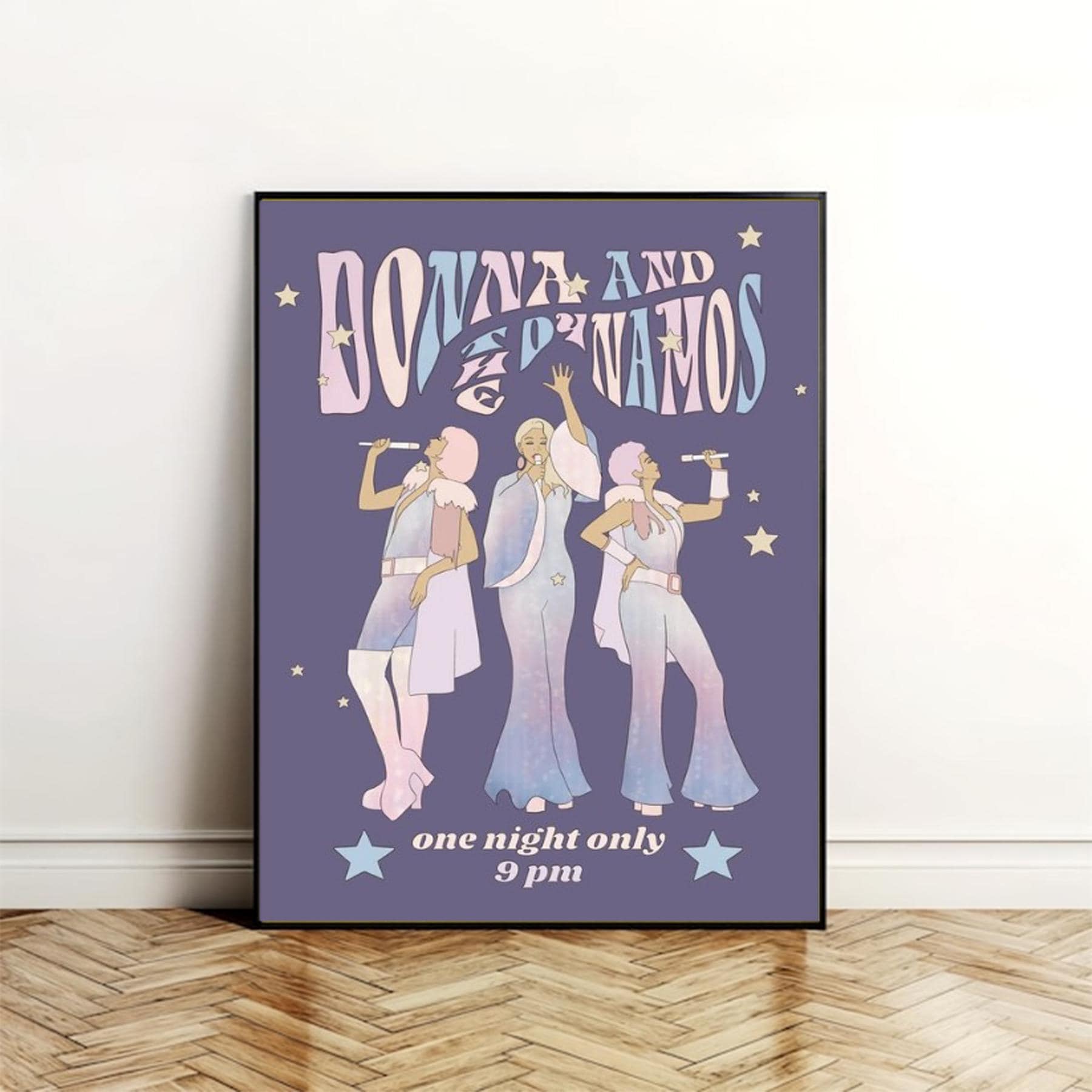 Donna et les Dynamos Pastel Dancing Queens Poster