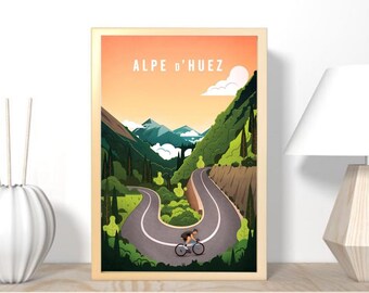 Alpe d&#39;Huez Poster
