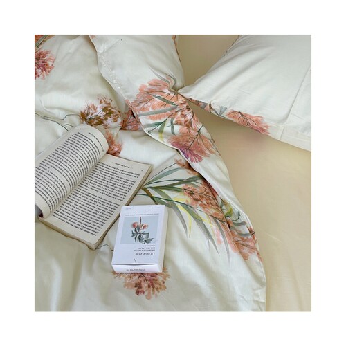 Floral Duvet Cover Set,Shabby Chic Flower Bedding shops Set,Cute 100% Cotton bedding Set,Aesthetic Duvet Cover Set,Twin Full Queen King Bedding