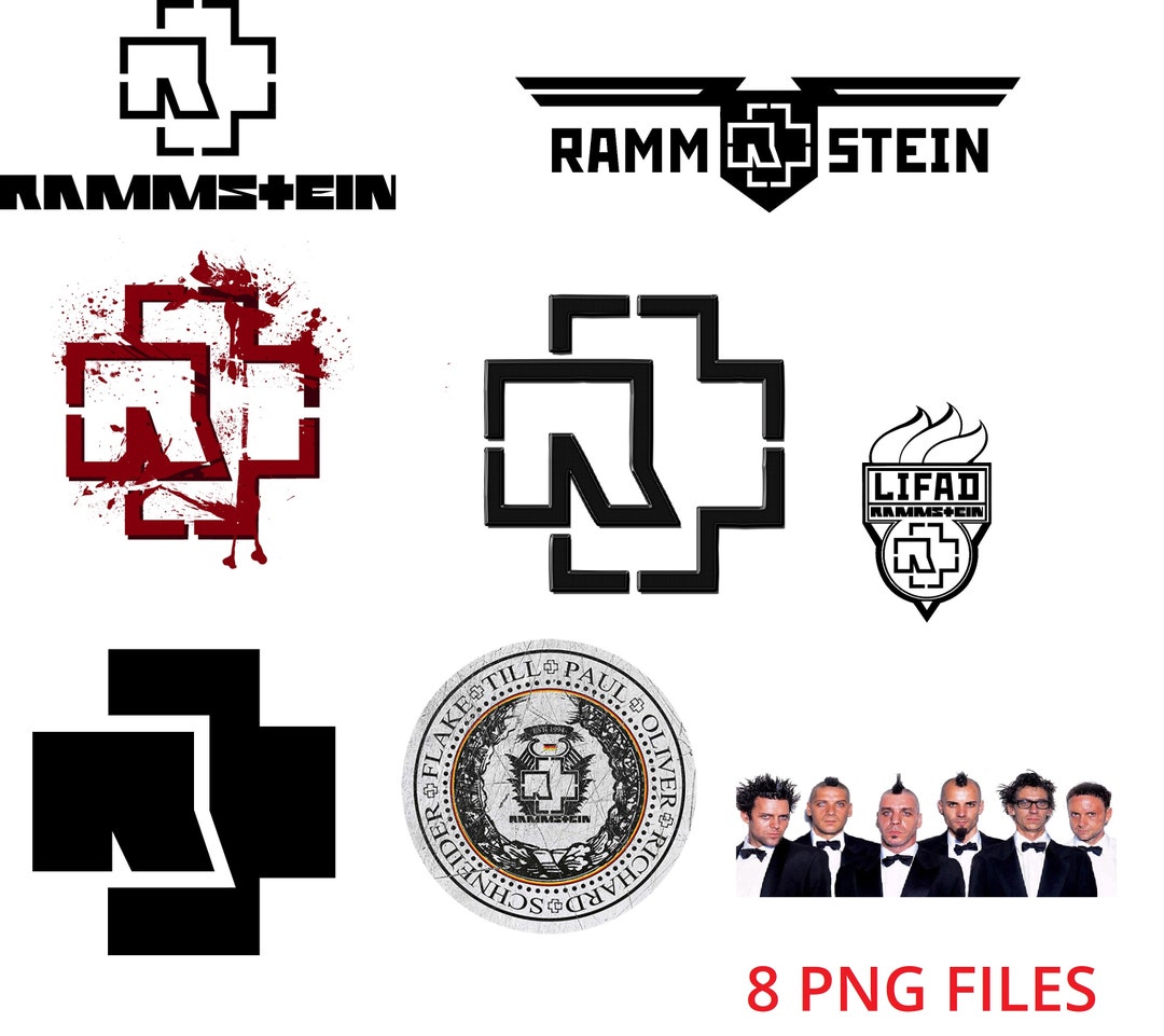 8 St ck X Rammstein Transparent PNG SVG Logo Rammstein Etsy de