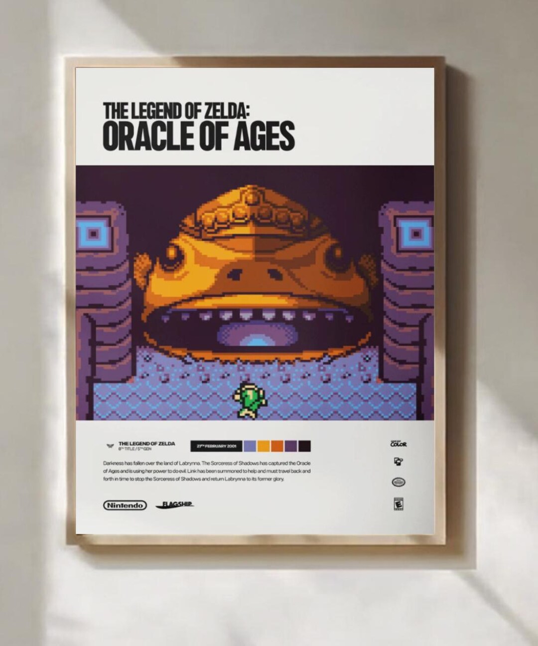 The Legend of Zelda. Oracle of Ages (2001) - Video Game Posters ...