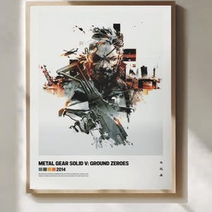 Metal Gear Ground Zeros Poster - Etsy UK