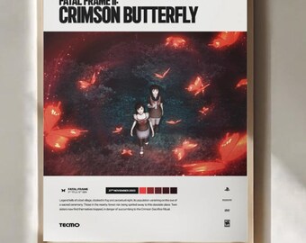 Fatal Frame II 2: Crimson Butterfly Framed Print Ad/poster