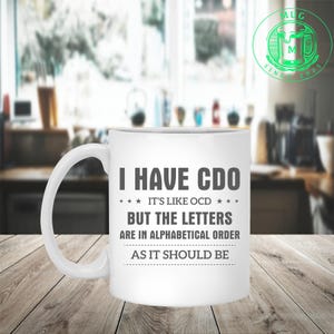 Ik heb een CDO. Het is net als OCS, maar de letters zijn in alfabetische volgorde zoals het hoort Mok - Bierpul reismok
