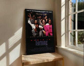 90s ballroom culture inspired poster vintage documentary style wall art bold queer aesthetic print modern home decor