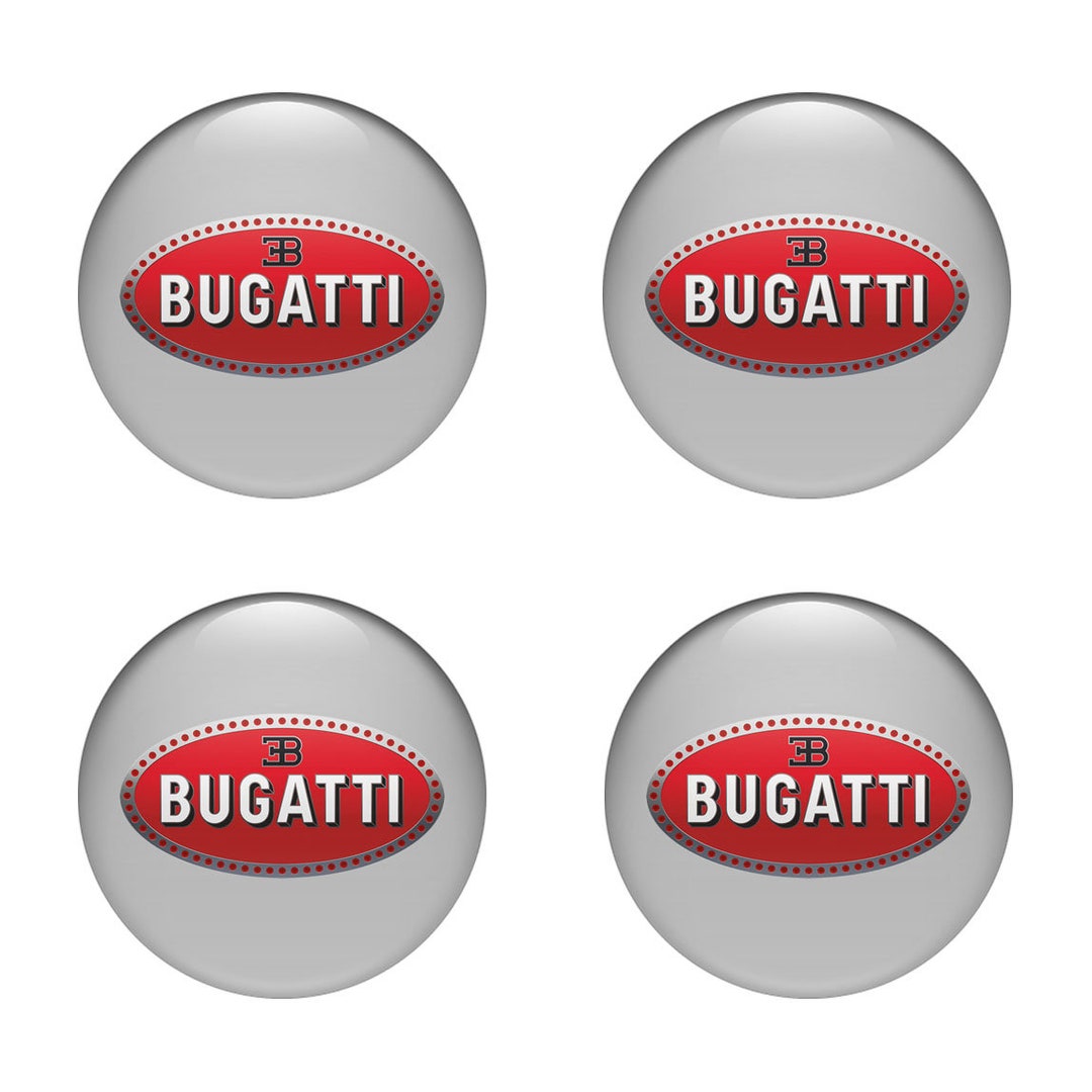 All Sizes Set 4 Domed Sticker 3D Print Surface Epoxy Bugatti Etsy