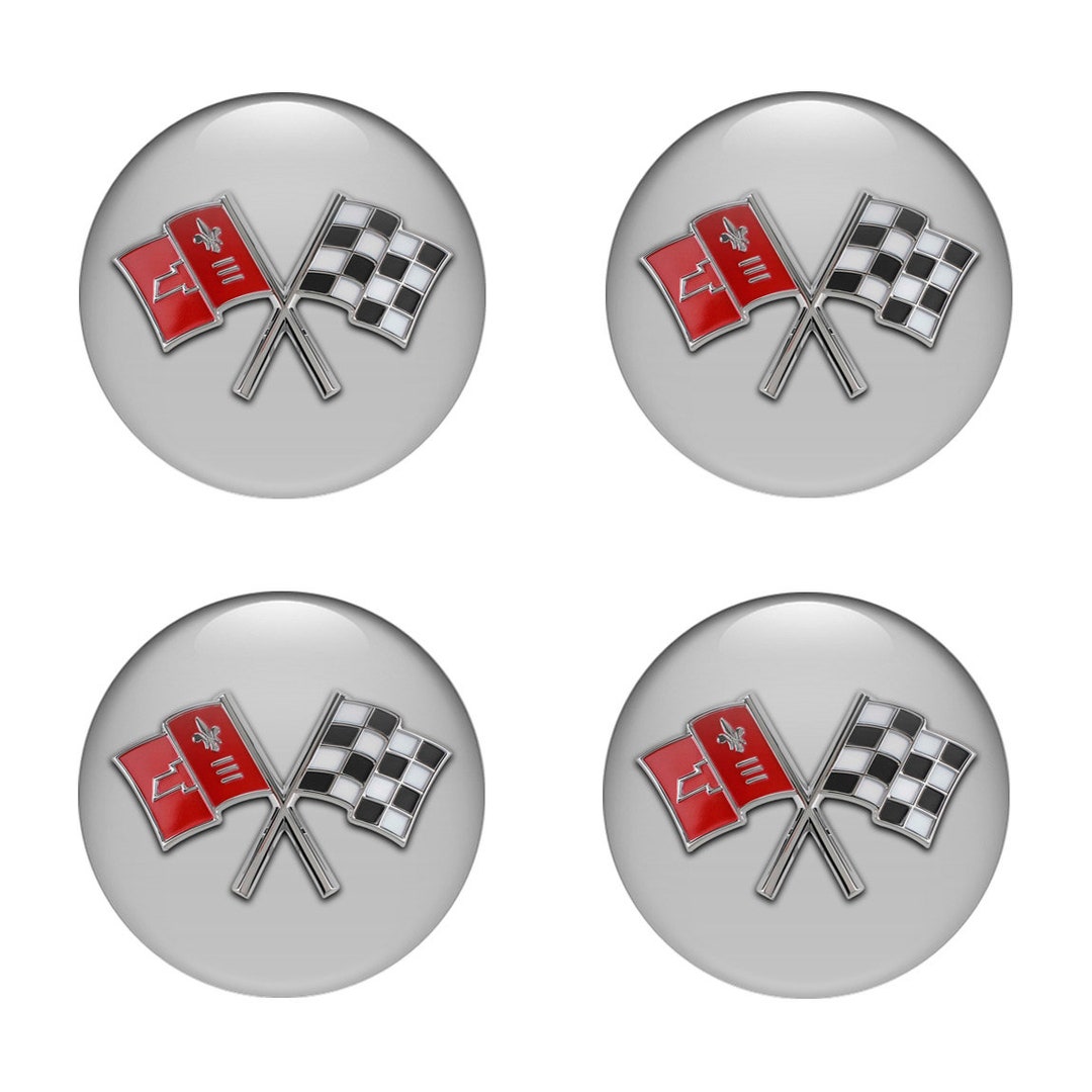 All Sizes Set 4 Domed Sticker 3D Print Surface Epoxy Chevrolet Etsy