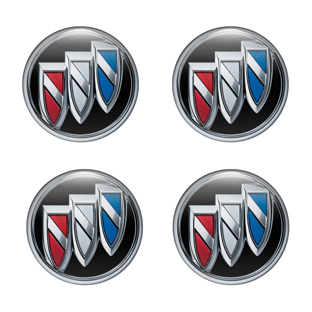 All Sizes Set 4 Domed Sticker 3D Print Surface Epoxy Buick Etsy