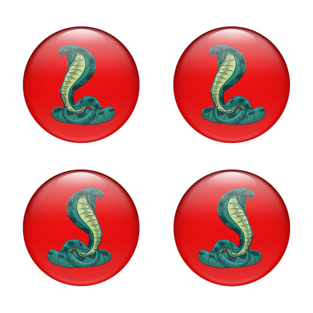 All Sizes Set 4 Domed Sticker 3D Print Surface Epoxy Snake Etsy
