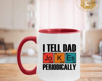 Tazza da caffè Accent "Racconto periodicamente le barzellette a papà"