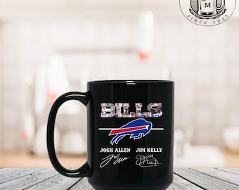 buffalo bills josh allen jim kelly tazza da 11 once