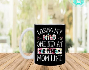 Perdere la testa un bambino alla volta Tazza da caffè in ceramica Mom Life – Boccale da birra – Bottiglia d'acqua – Tazza che cambia colore