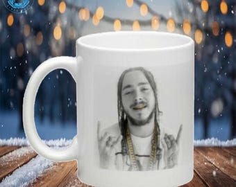 Post Malone personalisierte Tasse 11 Unzen Becher