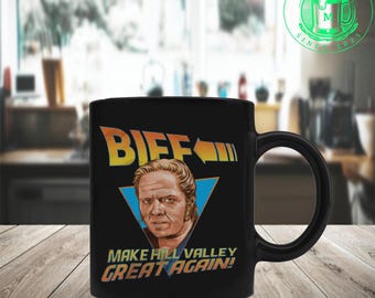 biff- rendi di nuovo grande la hill valley- tazze regalo per mamma, papà, sorella, fratello, migliore amico, lui, lei tazza da meno di 11 once